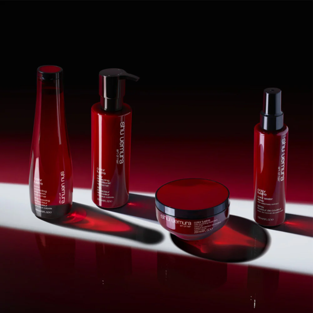 Shu Uemura Color Lustre Kosai Color Shampoo 300ml Conditioner 250ml Treatment 200ml Spray 150ml - Image 2