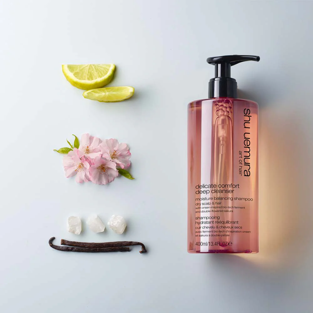 Shu Uemura Deep Cleansers Delicate Comfort Shampoo 400 ml - shampoo per capelli e cute secca - Image 6