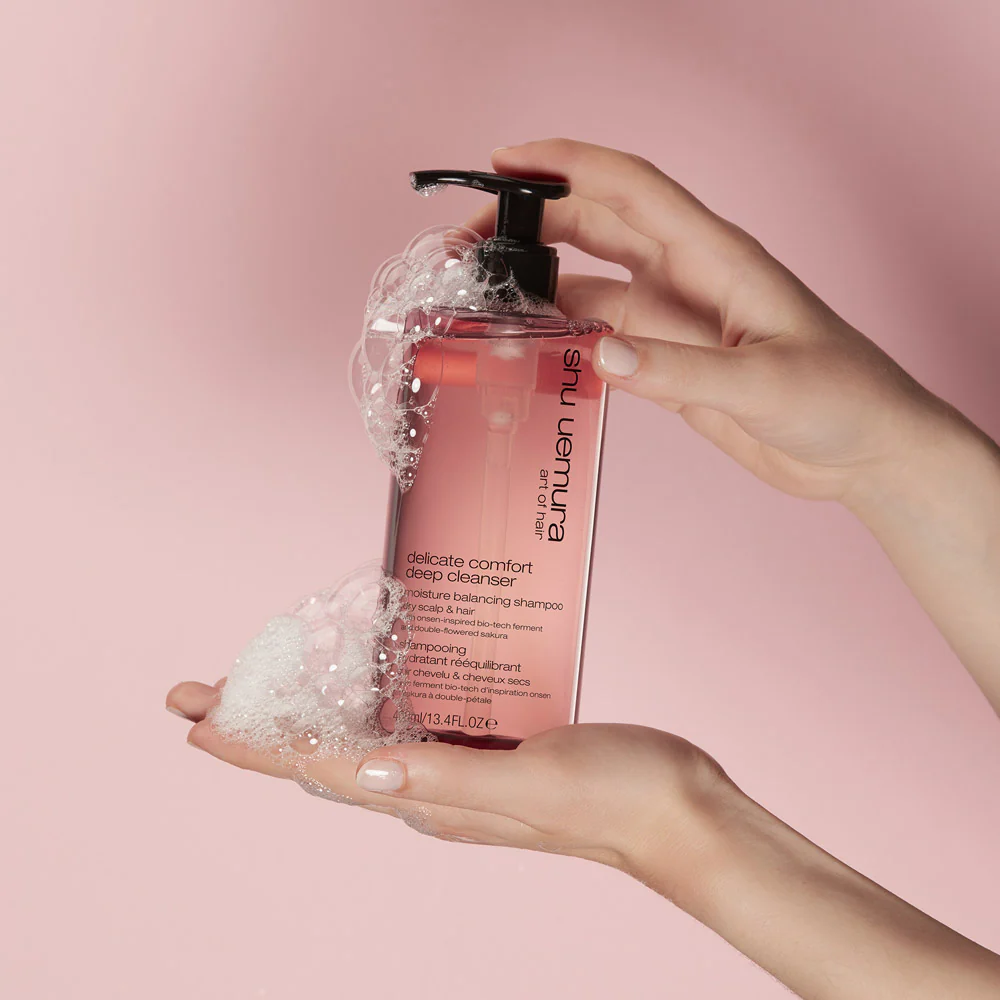 Shu Uemura Deep Cleansers Delicate Comfort Shampoo 400 ml - shampoo per capelli e cute secca - Image 7
