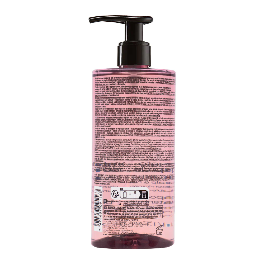 Shu Uemura Deep Cleansers Delicate Comfort Shampoo 400 ml - shampoo per capelli e cute secca - Image 8