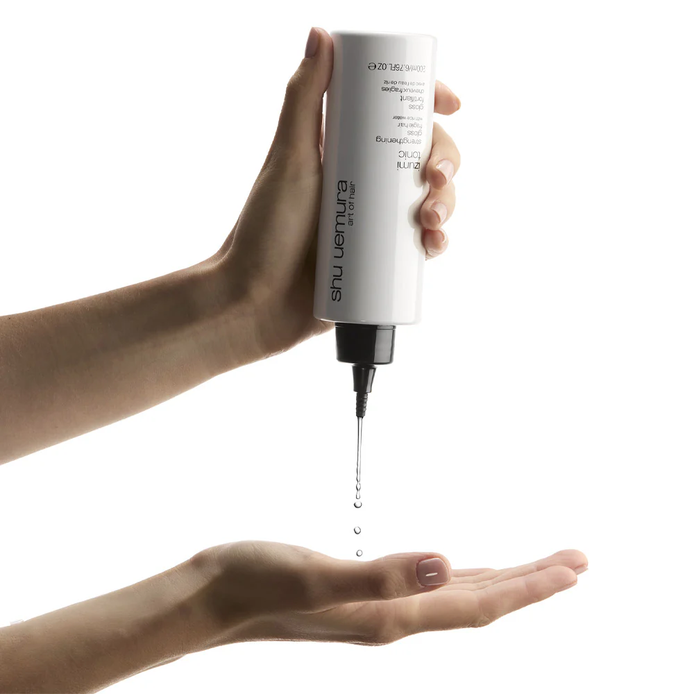 Shu Uemura Izumi Tonic Strenghthening Gloss Fragile Hair 200ml  - tonico rinforzante illuminante - Image 3