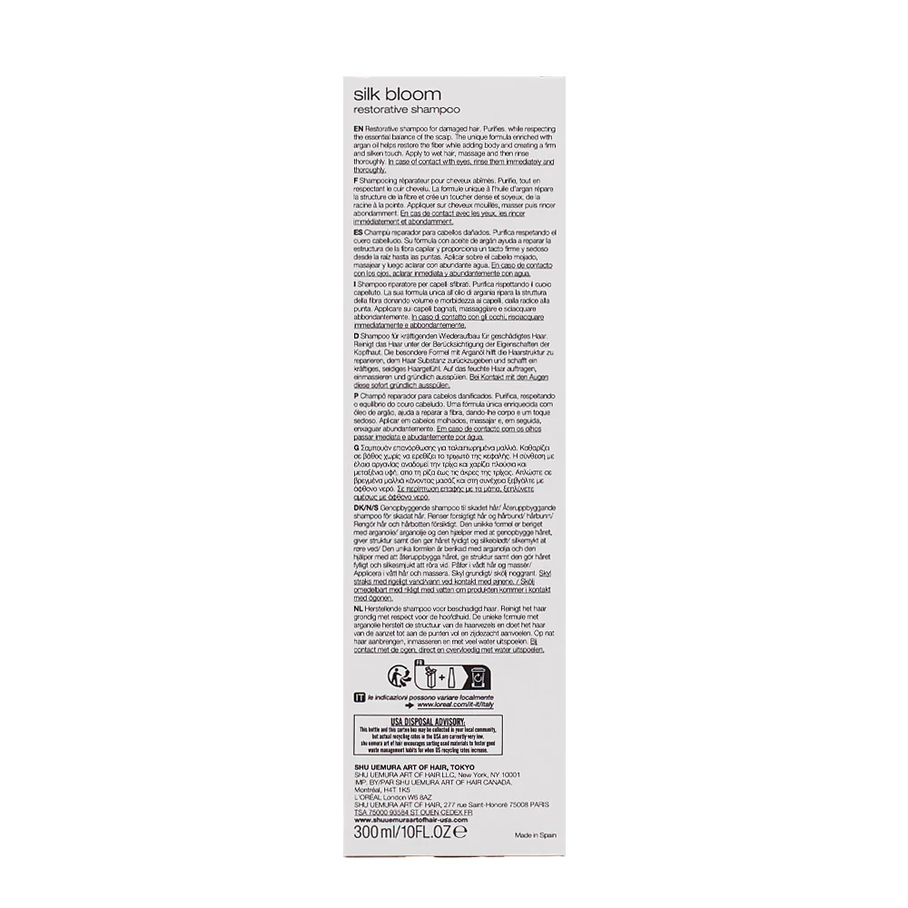 Shu Uemura Silk Bloom Shampoo 300ml - shampoo per capelli indeboliti - Image 2