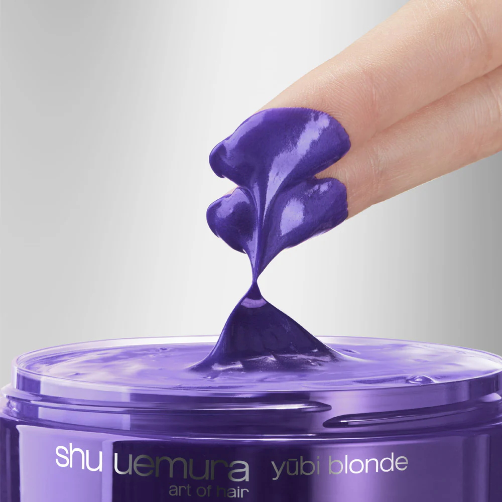 Shu Uemura Yubi Blonde Anti-Brass Purple Balm 200ml - maschera antigiallo per capelli biondi - Image 2