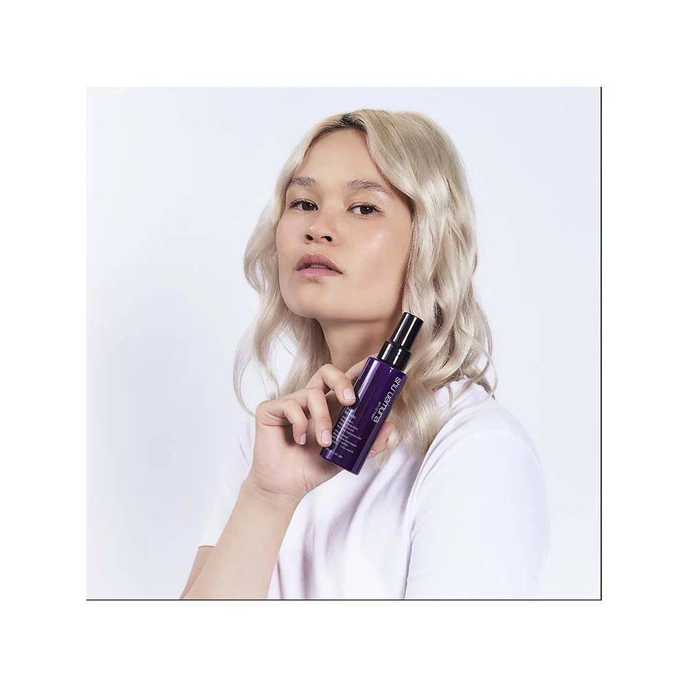 Shu Uemura Yubi Blonde Purple Blow Dry Serum 100ml - siero neutralizzante termoprotettivo - Image 3