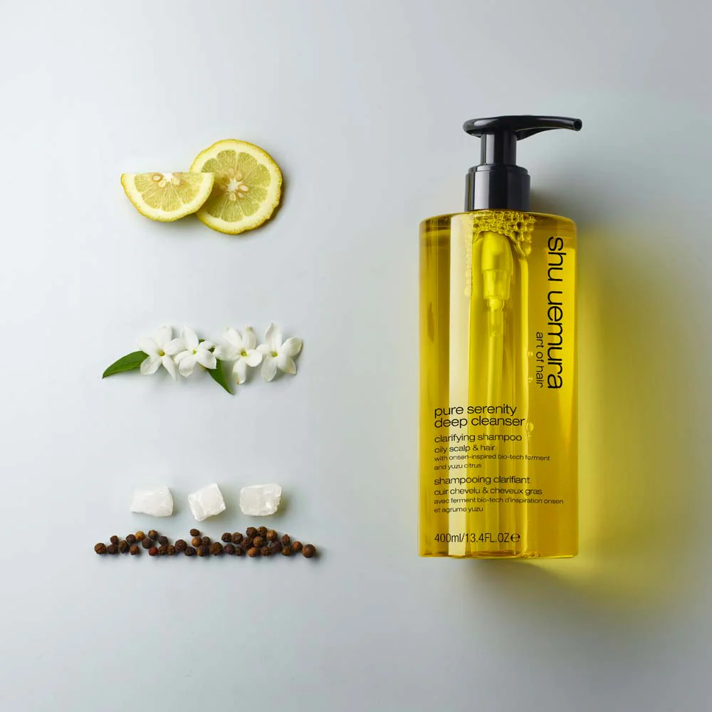 Shu Umeura Deep Cleansers Pure Serenity Shampoo 400ml - shampoo per cute e capelli grassi - Image 5