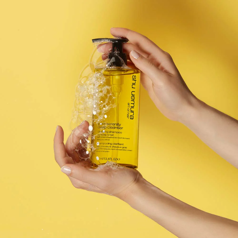 Shu Umeura Deep Cleansers Pure Serenity Shampoo 400ml - shampoo per cute e capelli grassi - Image 6