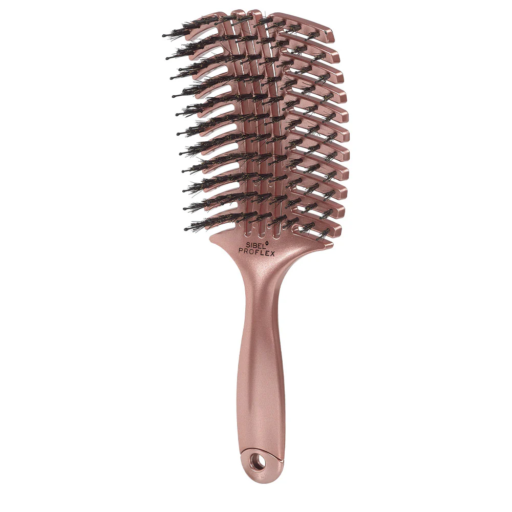 Sibel Proflex L Rosa Gold- spazzola ventilata