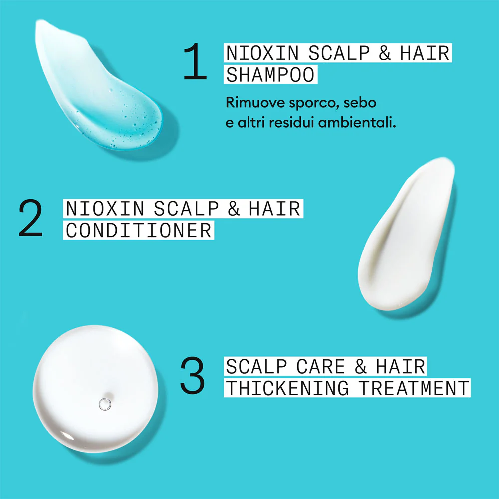 Nioxin Sistema 3 Kit Trifasico 150ml  - kit anti assottigliamento lieve - Image 6