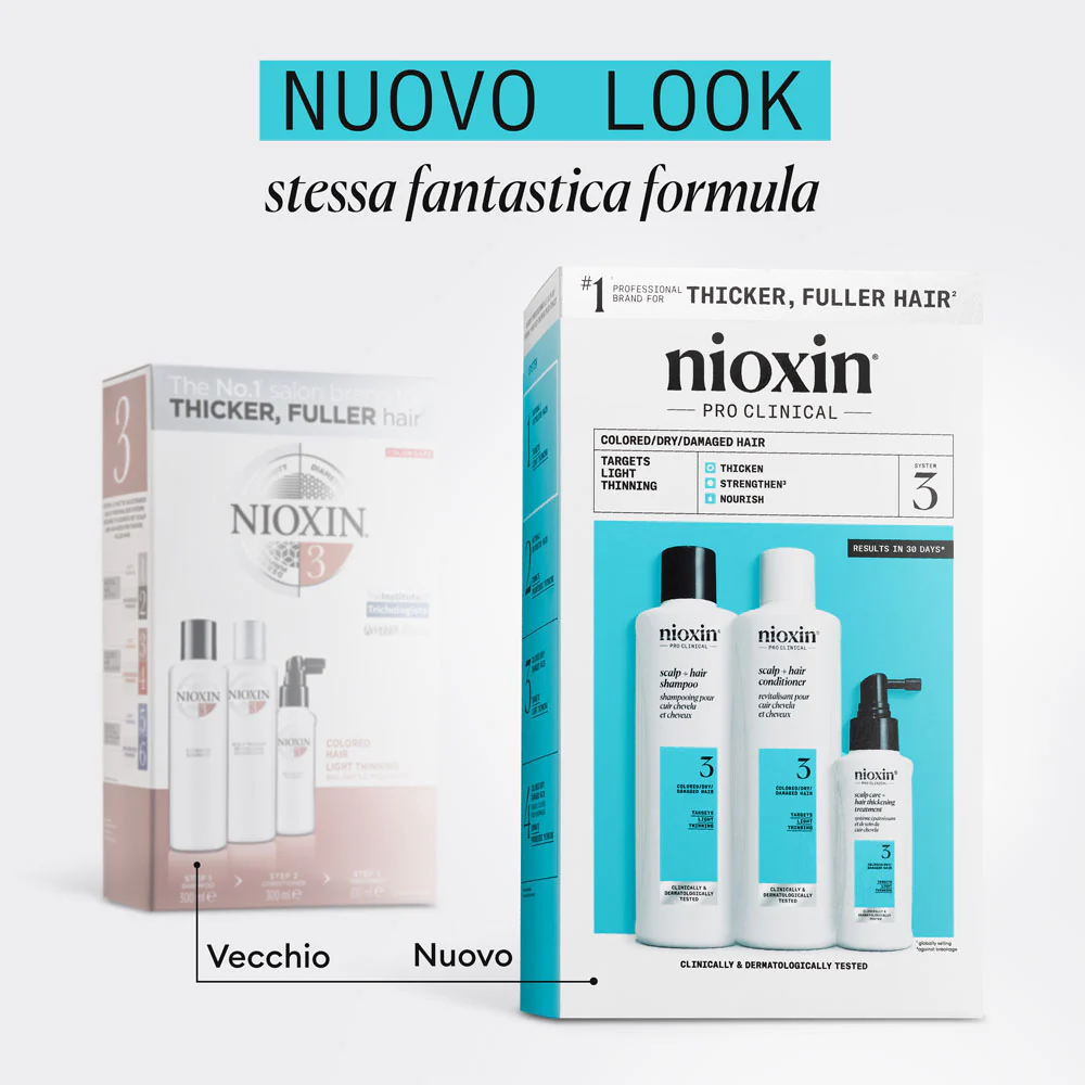 Nioxin Sistema 3 Kit Trifasico 150ml  - kit anti assottigliamento lieve - Image 7