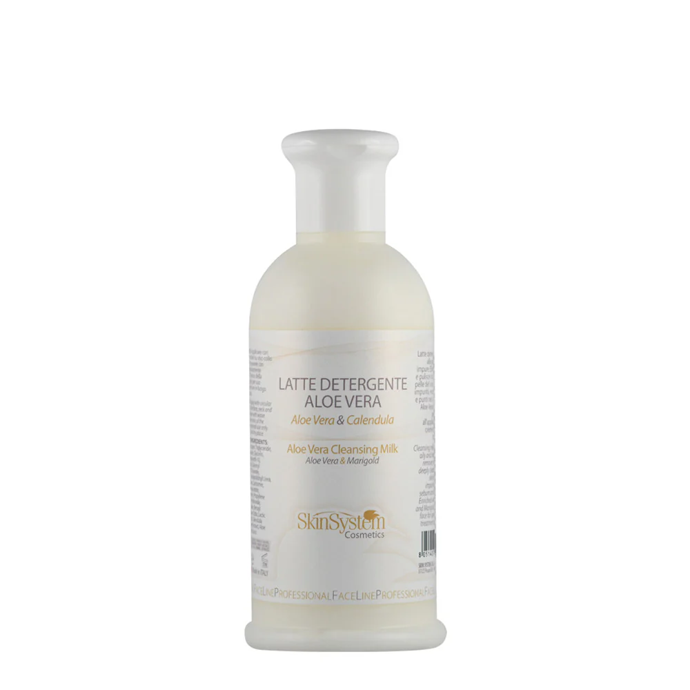 SkinSystem Aloe Vera Cleansing Milk 250ml - latte detergente aloe vera