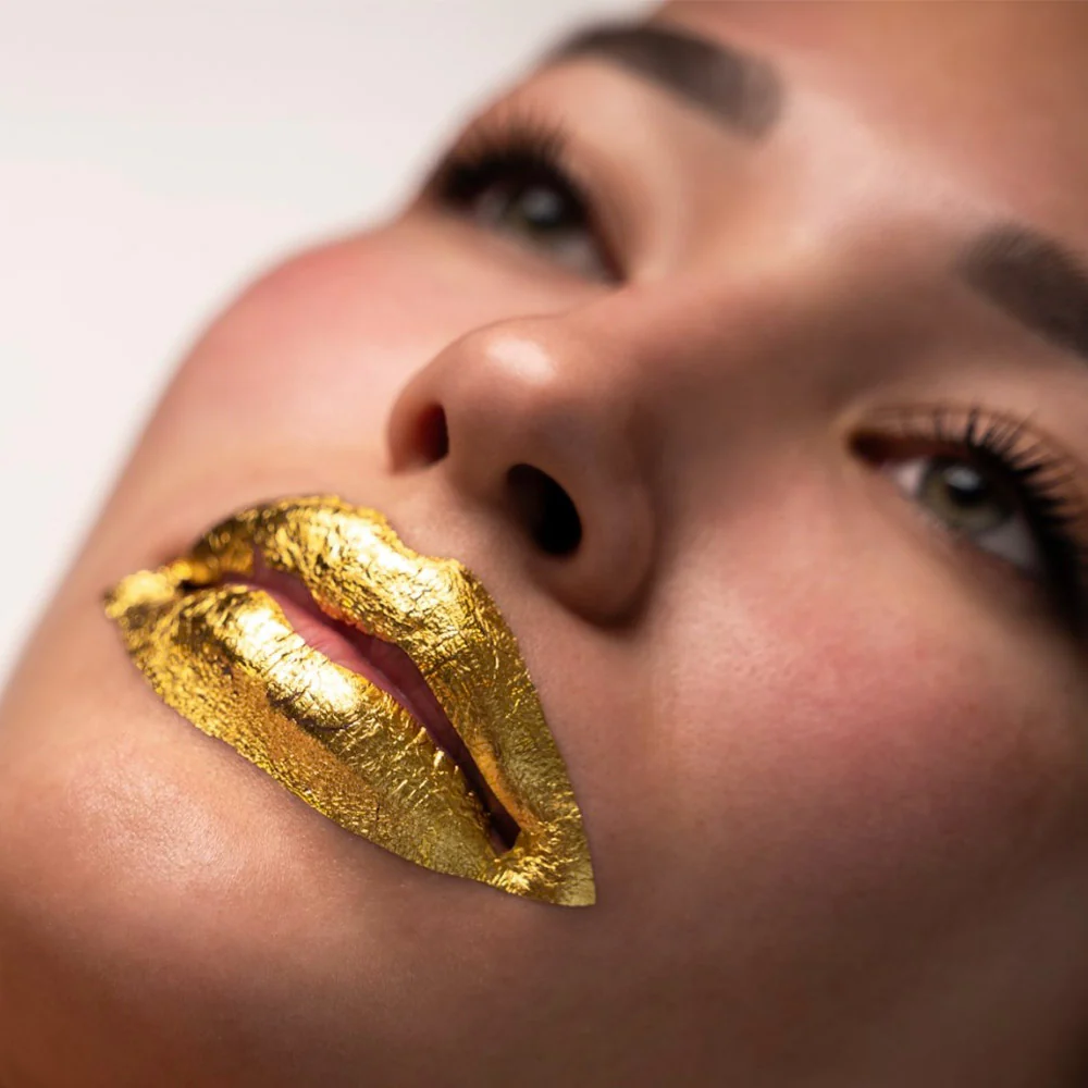 SkinSystem Aurumu 24Kt Gold Lip Mask - trattamento labbra con oro cosmetico - Image 2