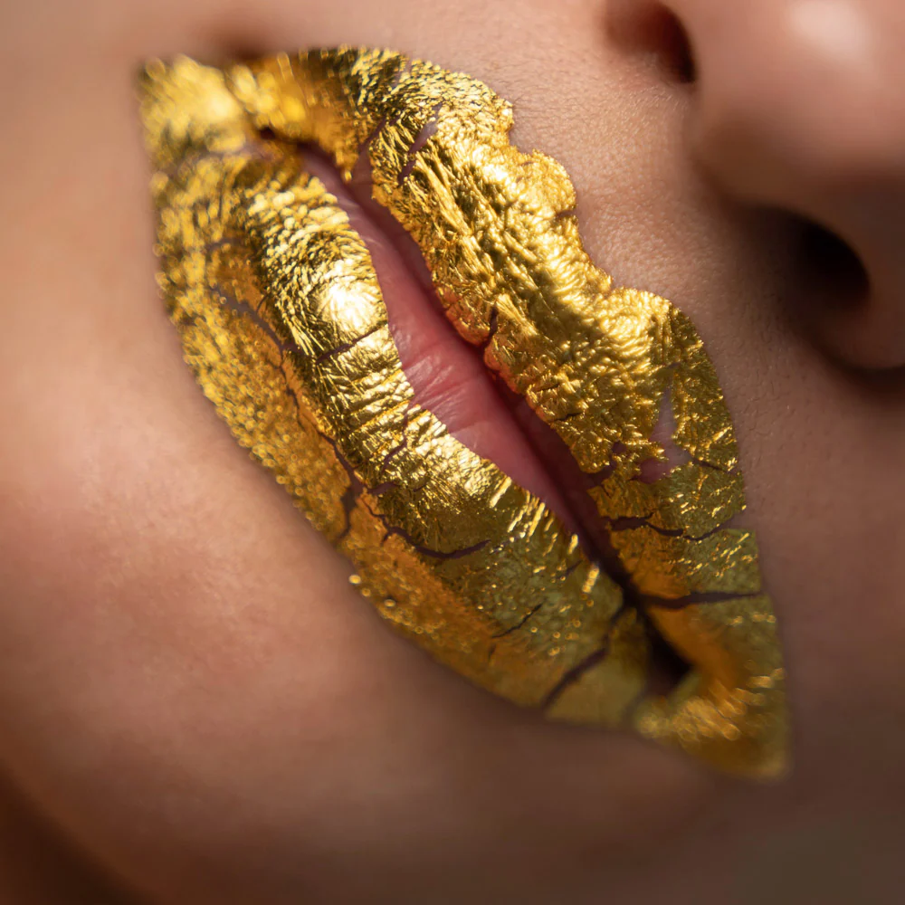 SkinSystem Aurumu 24Kt Gold Lip Mask - trattamento labbra con oro cosmetico - Image 3