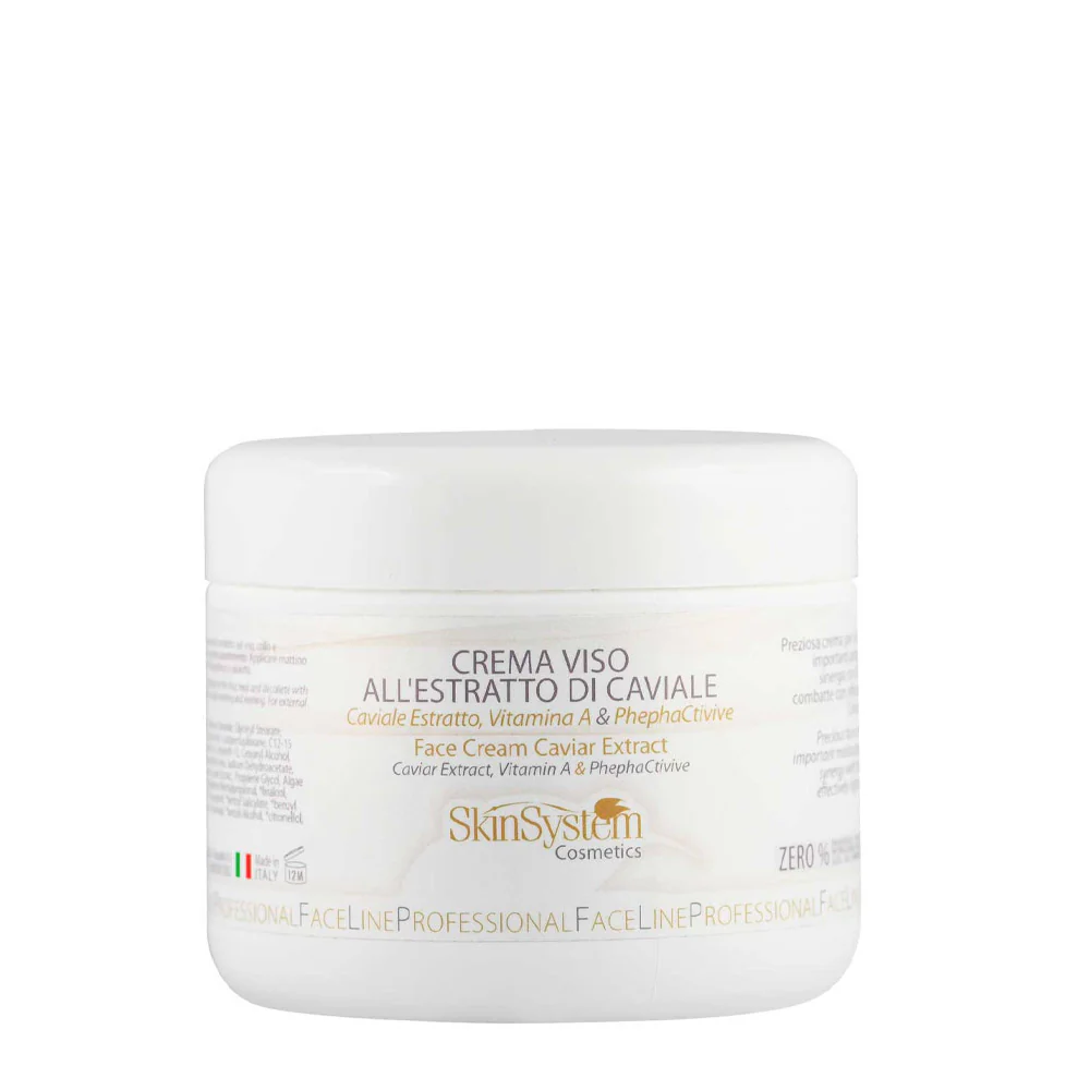 SkinSystem Face Cream Caviar Extract 250ml - crema viso all'estratto di caviale