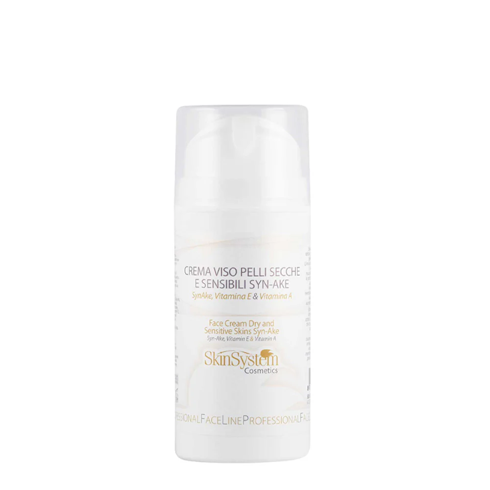 SkinSystem Face Cream Dry and Sensitive Skins Syn-Ake 100ml - crema anti-età pelle sensibile