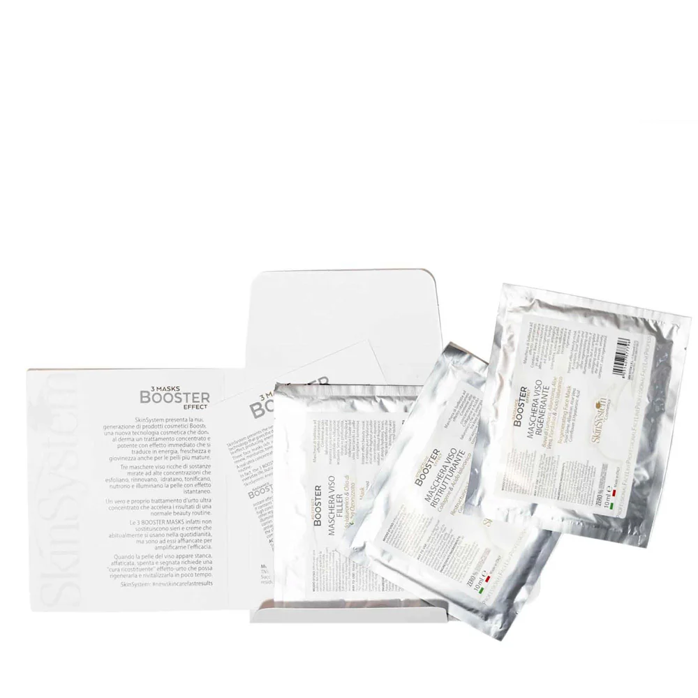 SkinSystem Masks Booster Effect 3pz- maschere in tessuto - Image 2