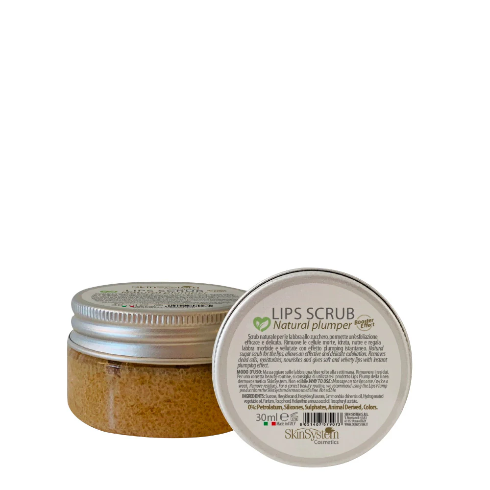SkinSystem Natural Lips Scrub  30g – Natural Plumper Scrub Rimpolpante - Image 2