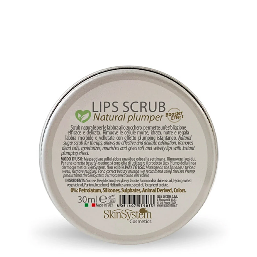 SkinSystem Natural Lips Scrub  30g – Natural Plumper Scrub Rimpolpante - Image 3