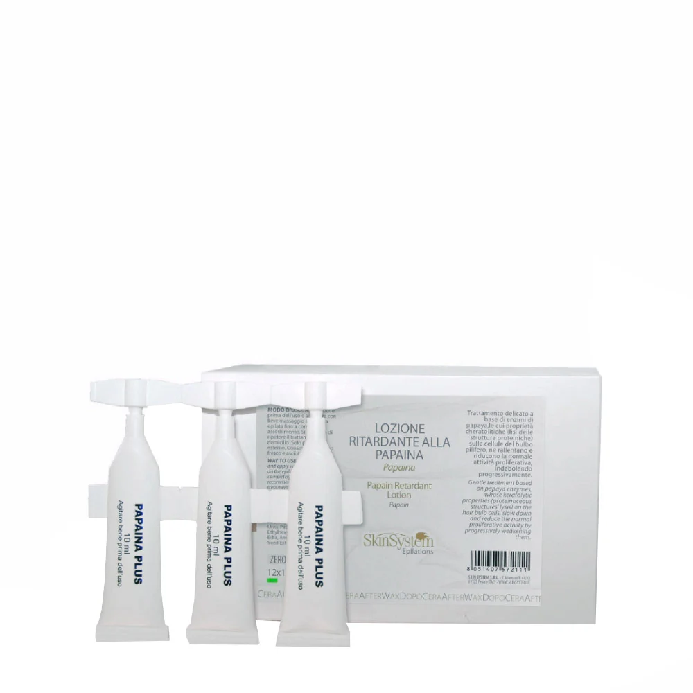 SkinSystem Papain Retardant Lotion 12x10ml - lozione ritardante alla papaina
