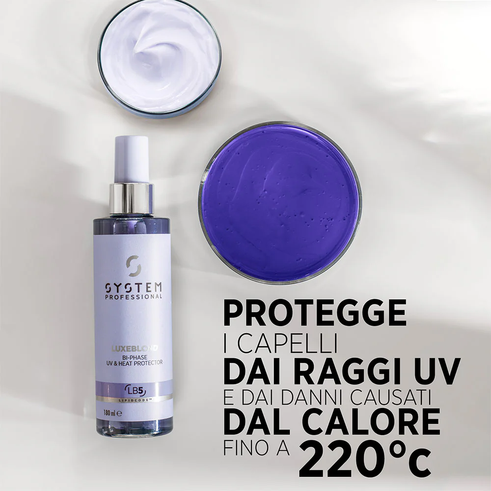 System Professional LuxeBlond Bi-Phase 180ml - termoprotettore capelli biondi - Image 6