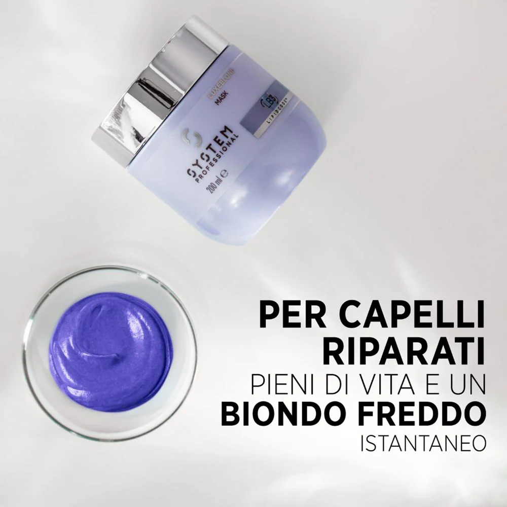 System Professional LuxeBlond Mask 75ml - maschera capelli biondi freddi - Image 5