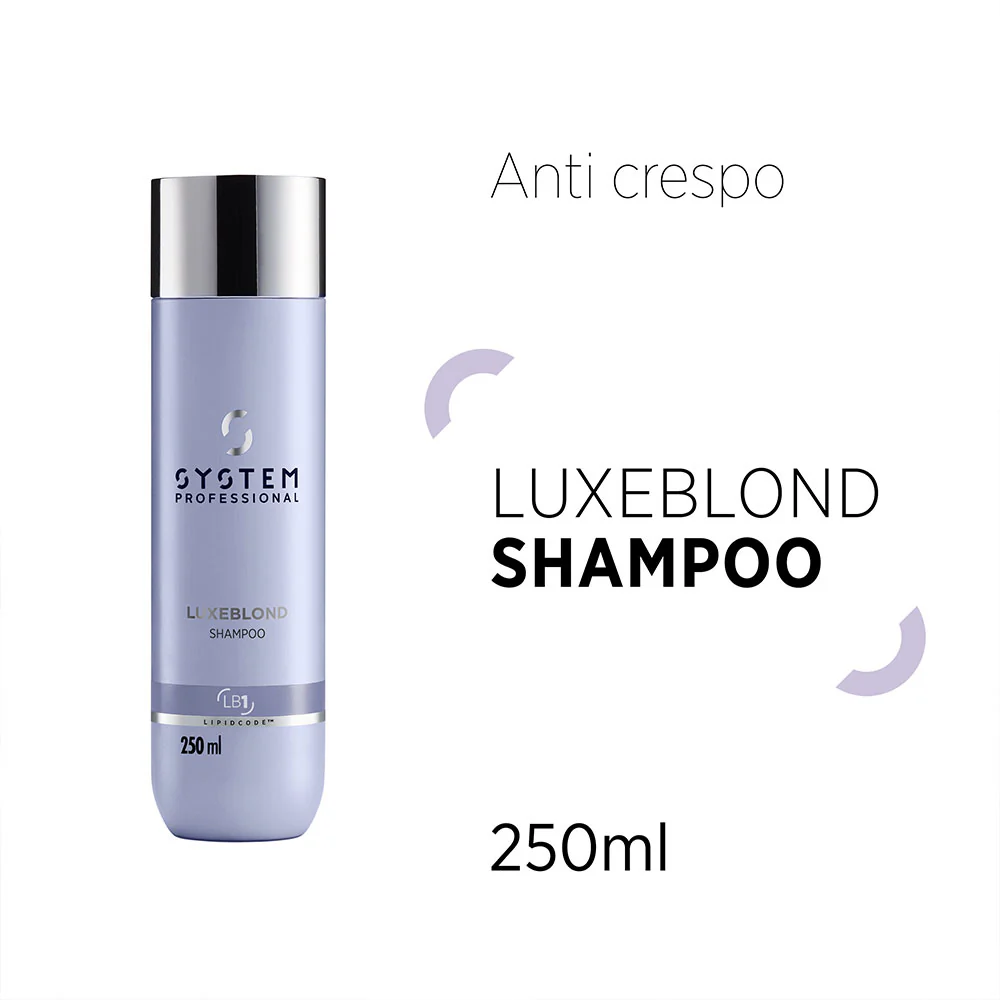 System Professional LuxeBlond Shampoo 250ml - shampoo capelli biondi freddi - Image 3