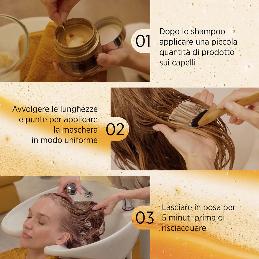 System Professional LuxeOil Keratin Protect Intense Mask 200ml - maschera anticrespo - Image 7
