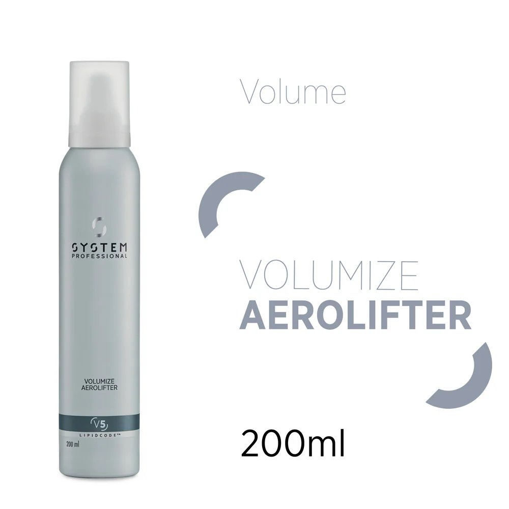 System Professional Volumize Aerolifter V5 200ml -  mousse volumizzante - Image 2