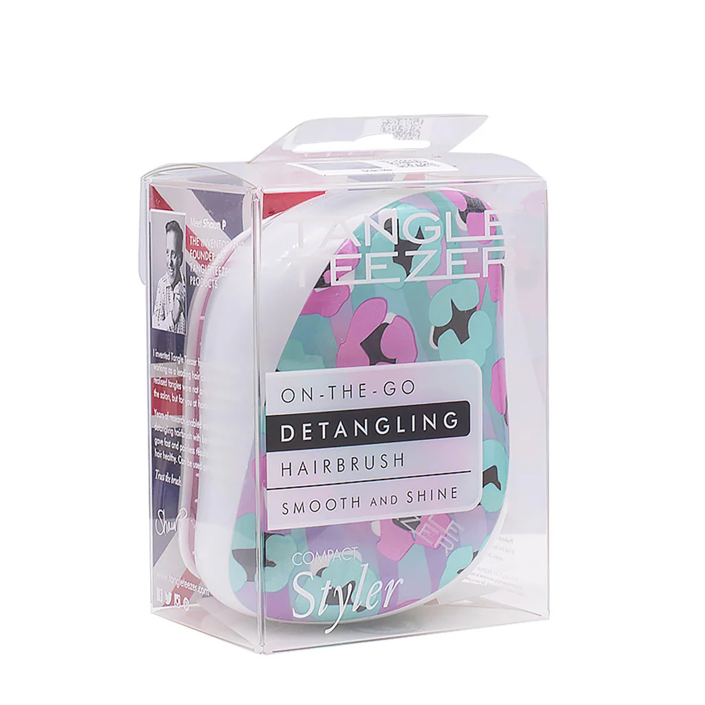 Tangle Teezer Compact Styler Digital Ulta Pink Mint - spazzola compatta decorata - Image 3