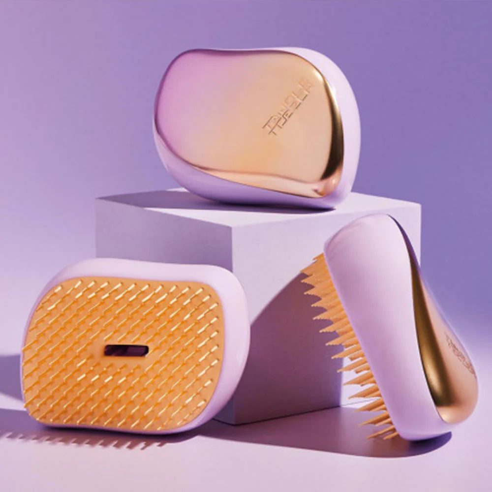 Tangle Teezer Compact Styler Lilac Yellow Chrome - spazzola compatta - Image 5