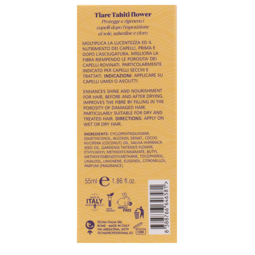 Tecna Monoi Sun Regenerating Oil 55ml - olio idratante rigenerante - Image 2