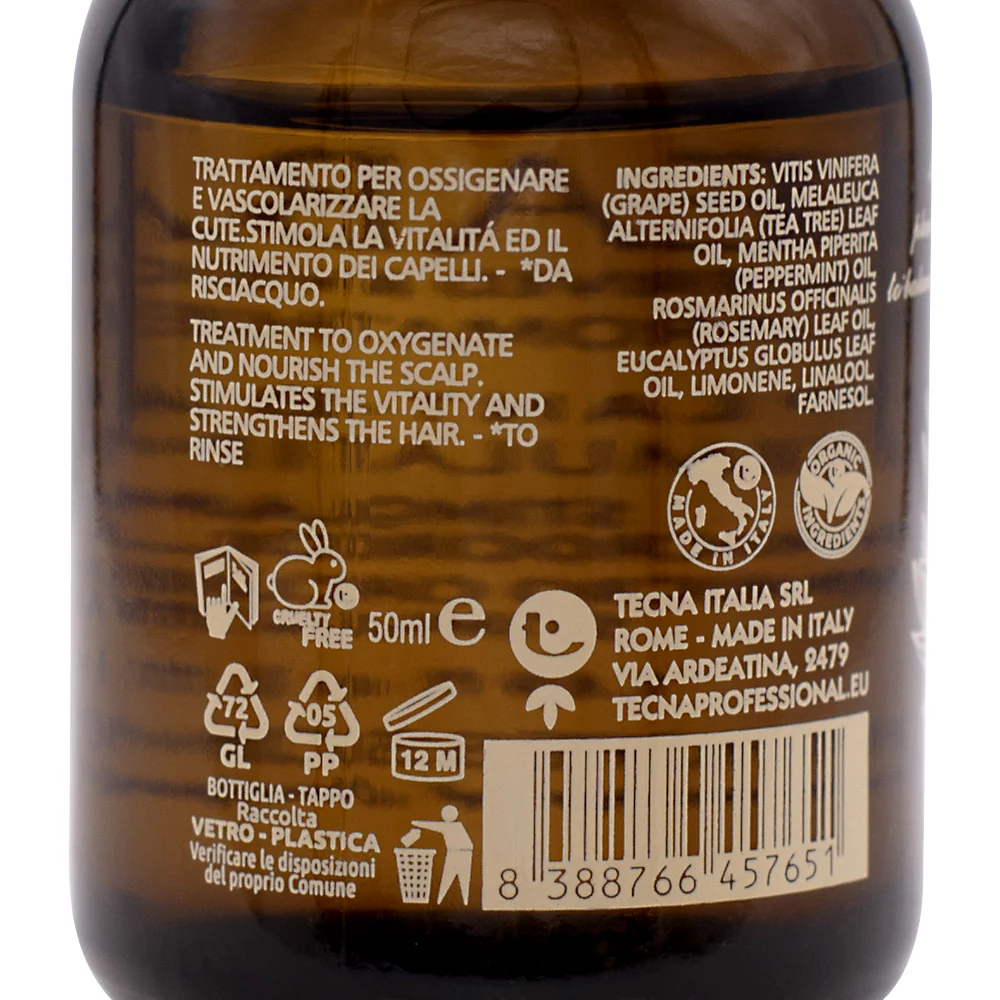 Tecna Teabase Essential Stimulating Oil 50ml - olio energizzante cute - Image 2