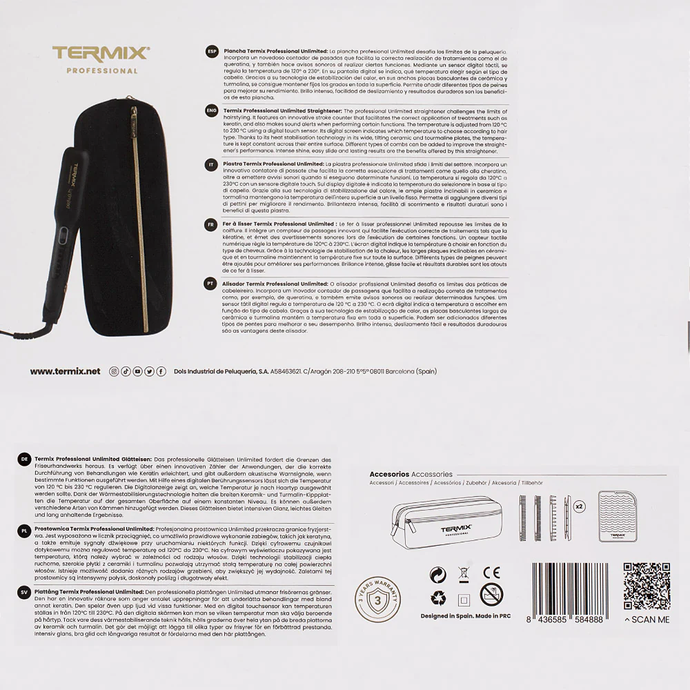 Termix Professional Unlimited Hair Straightener - piastra - Image 2