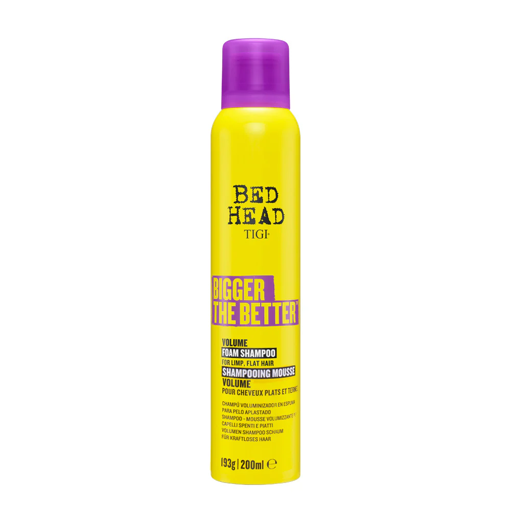 Tigi Bed Head Bigger The Better Volume Foam Shampoo 200ml - shampoo volumizzante in mousse