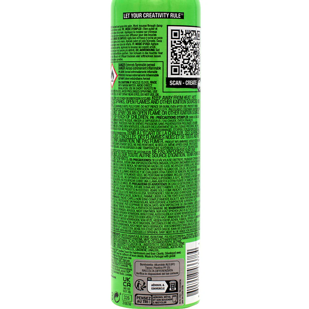 Tigi Bed Head Foxy Curls Extreme Curl Mousse 250ml - mousse anticrespo per capelli ricci - Image 2
