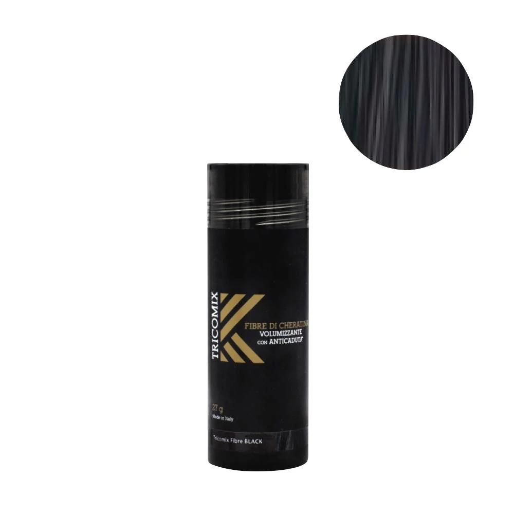 Tricomix Fibre Di Cheratina Black 27gr - fibre di cheratina volumizzanti con anticaduta