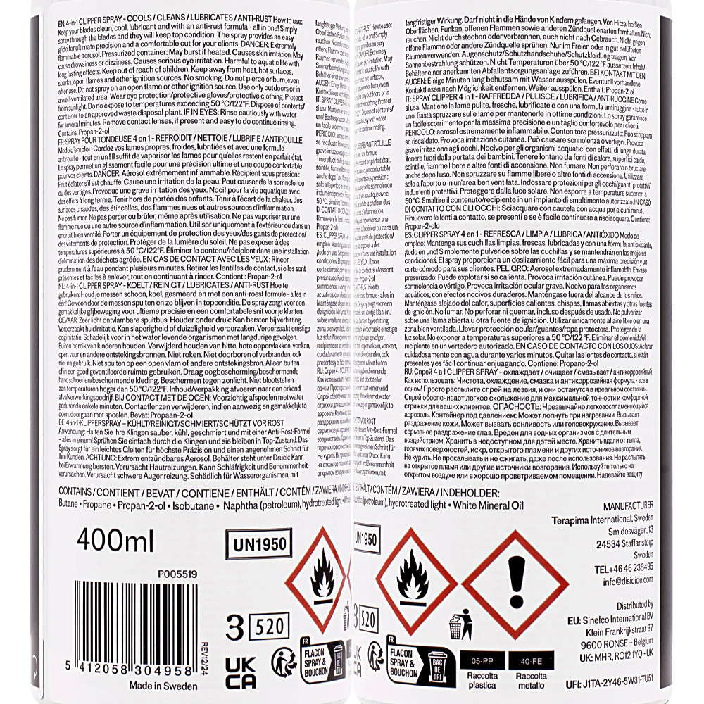 Ultron Zili 400ml - spray per lame fresche 4in 1 - Image 2