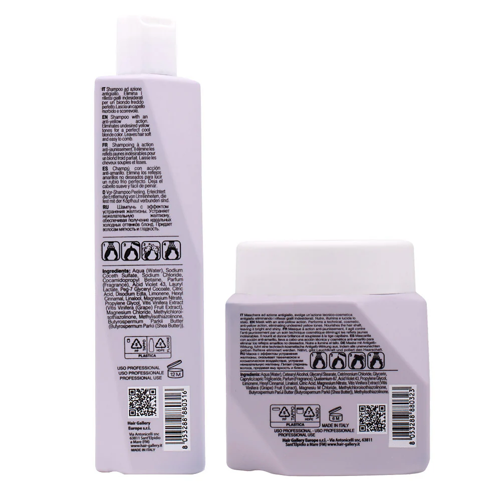VIAHERMADA Anti-Yellow Shampoo 250ml Mask 250ml + Cerchietto Bombato In Regalo - Image 4