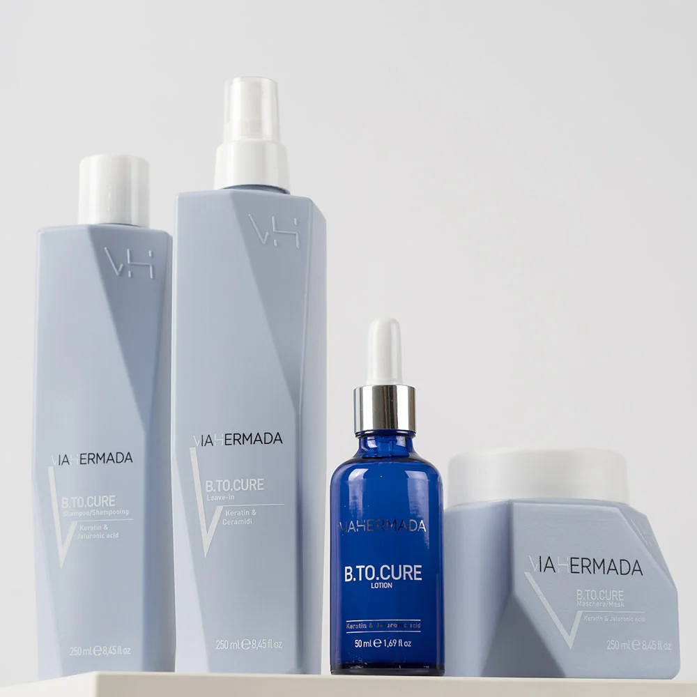VIAHERMADA B.to.cure Shampoo 250ml Mask 250ml Leave in 250ml Lotion 50ml+ Cerchietto Bombato in Regalo - Image 3