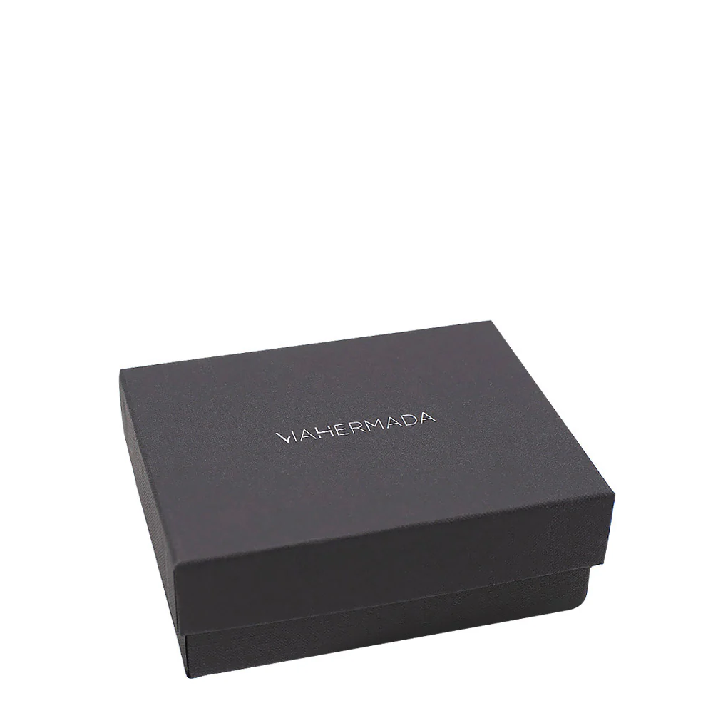 VIAHERMADA Fermacapelli con Fiore Nero e Strass - Image 3