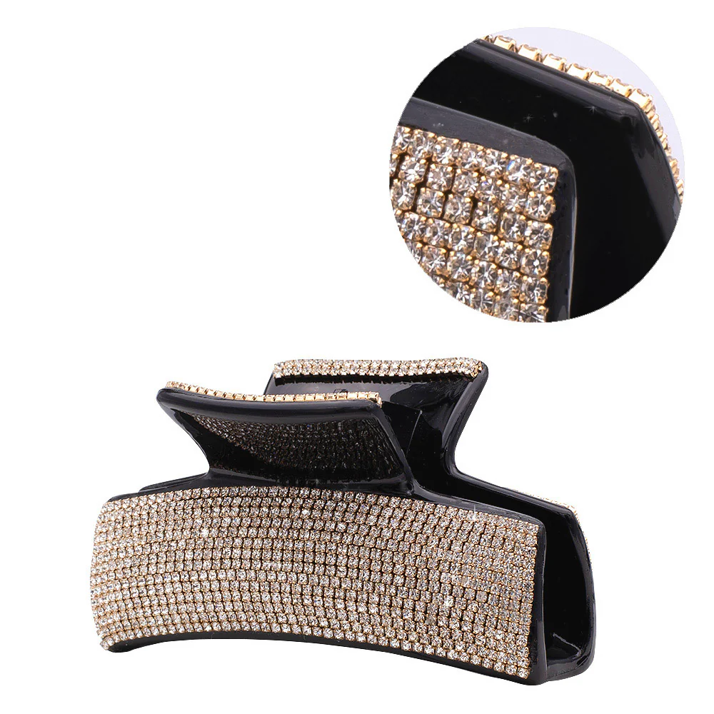 VIAHERMADA Pinza per Capelli Elegante con Strass Bianchi - Image 2
