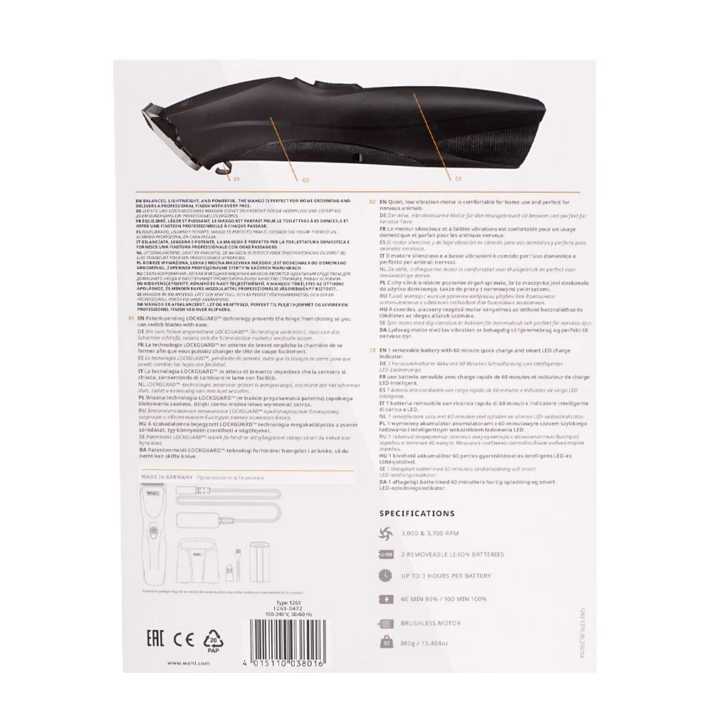 Wahl Pro Pet Max Go Clipper - tosatrice cani gatti taglia grande - Image 4