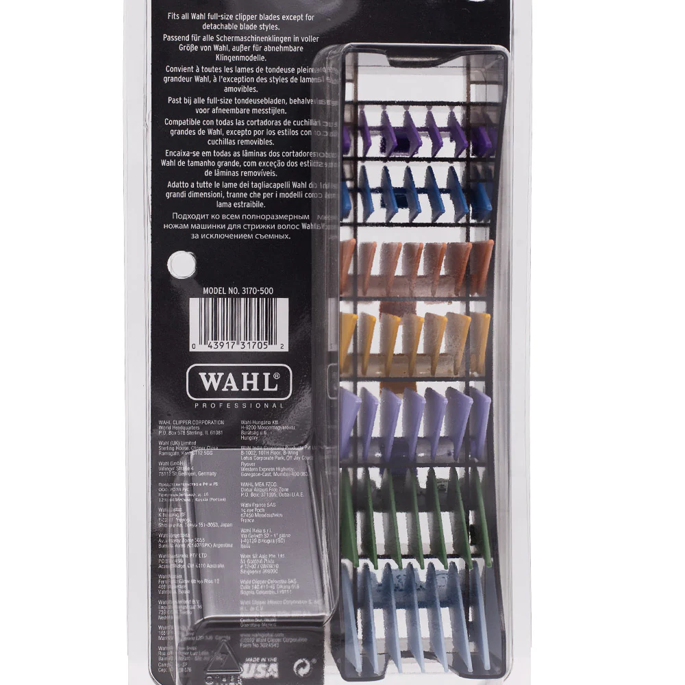 Wahl Set 8 Rialzi Nylon 3/6/10/13/16/19/22/25 - Image 2