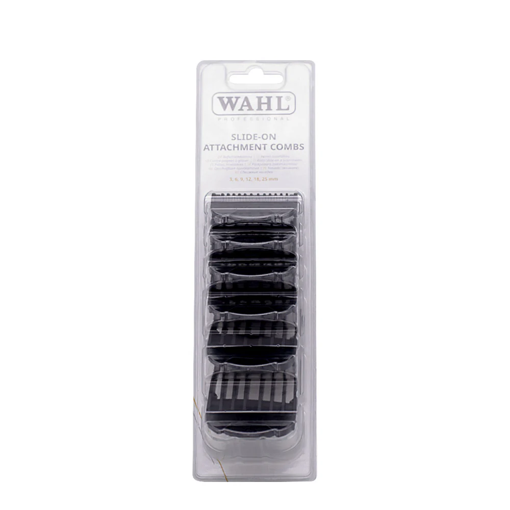 Wahl Slide on Attachment Combs 3/6/9/12/18/25 mm - set di rialzi