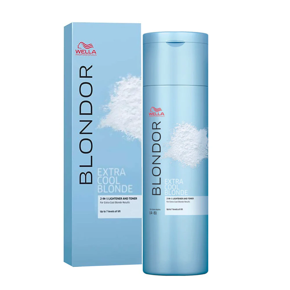 Wella Blondor Extra Cool Blonde 150gr - decolorante con pigmenti diretti