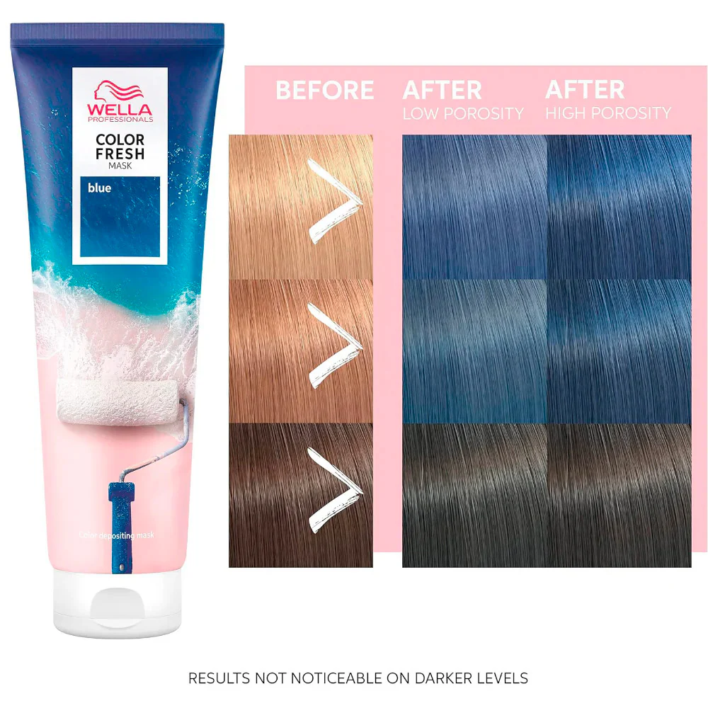 Wella Color Fresh Mask Blue 150ml - maschera colorata - Image 3