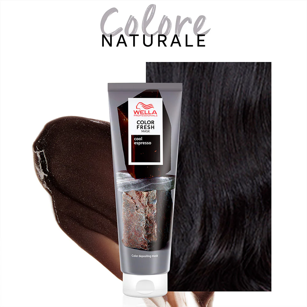 Wella Color Fresh Mask Cool Espresso 150ml - maschera colorata - Image 3