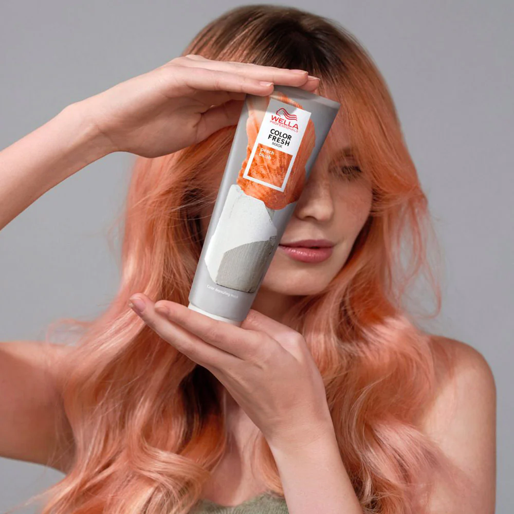 Wella Color Fresh Mask Peach Blush 150ml - maschera colorata - Image 4