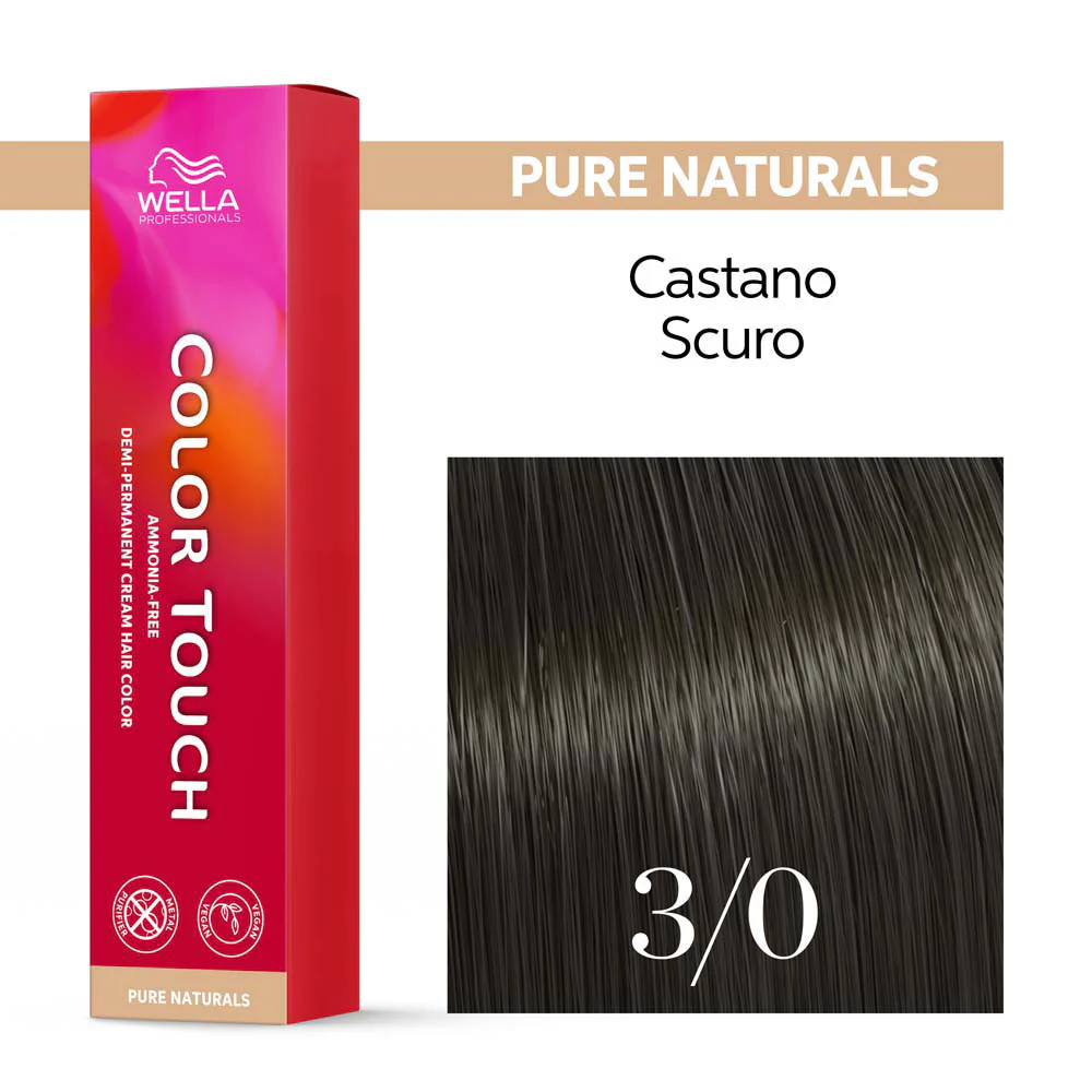 Wella Color Touch Pure Naturals 3/0 Castano Scuro 60ml - colore semipermanente senza ammoniaca - Image 4
