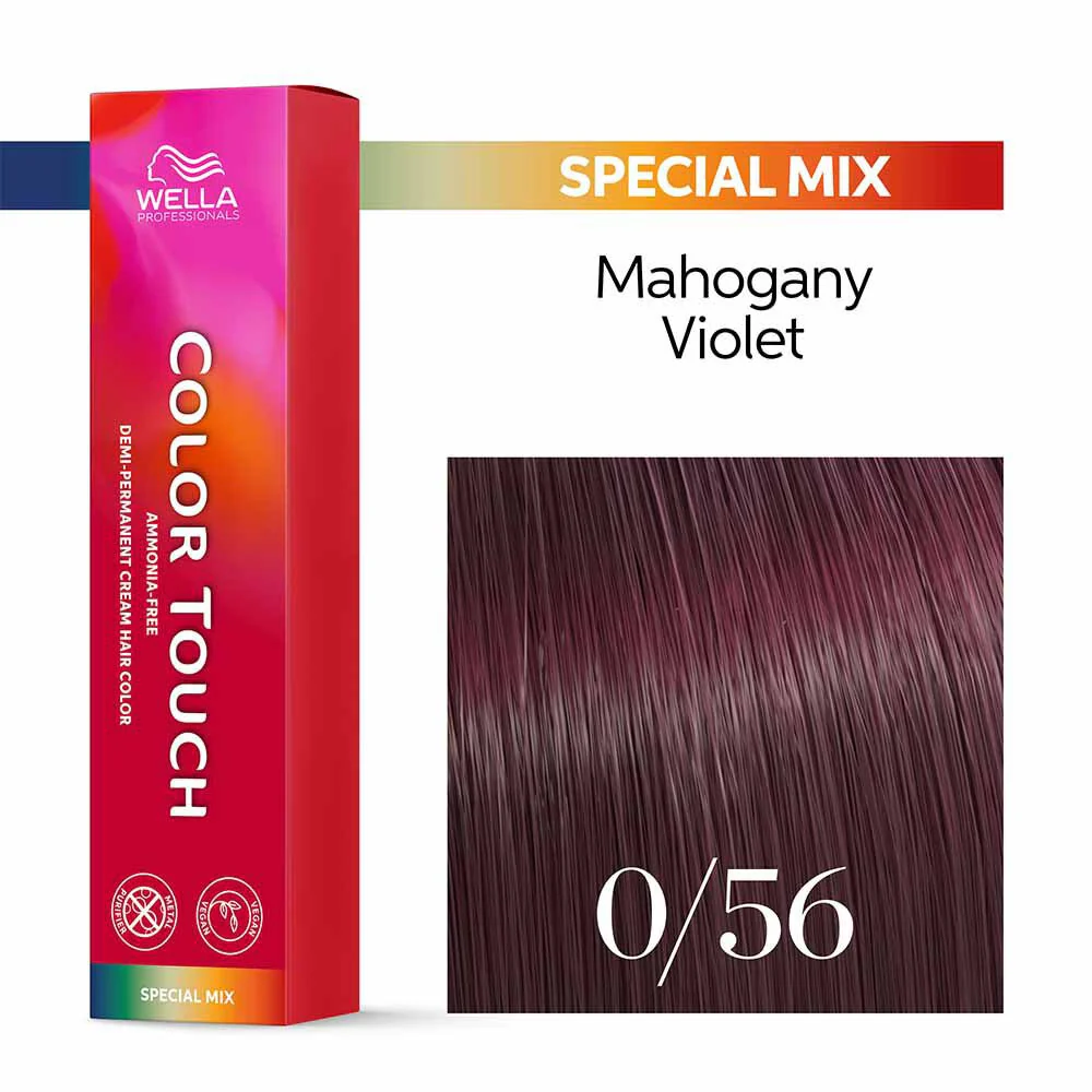 Wella Color Touch Special Mix 0/56 Mogano Violetto 60ml - colore semi permanente senza ammoniaca - Image 2