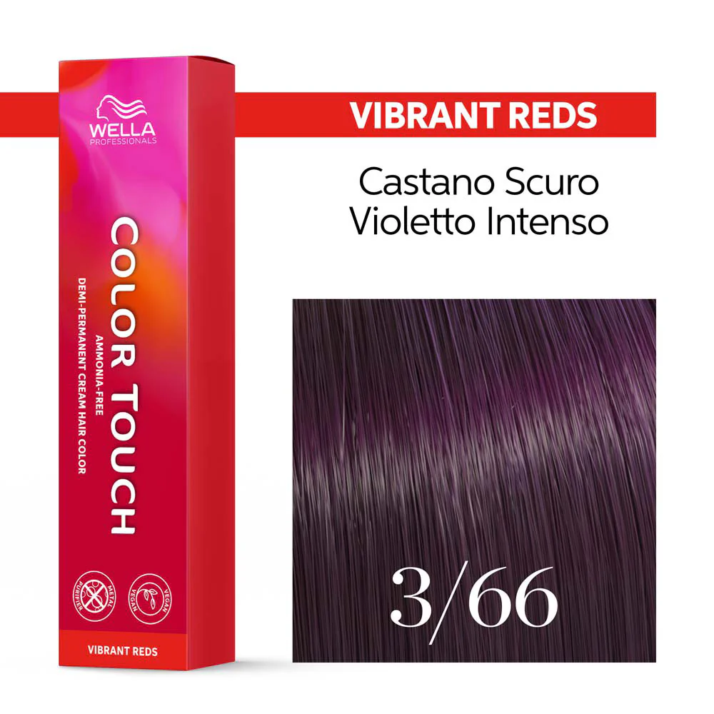 Wella Color Touch Vibrant Reds 3/66 Beaujolais Scuro 60ml  - colore semipermanente senza ammoniaca - Image 3